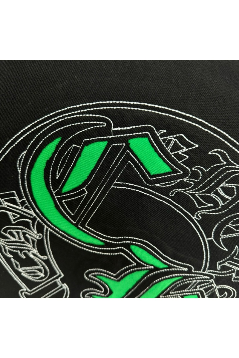 Designer Clothing Чёрная оверсайз футболка Gothic logo 