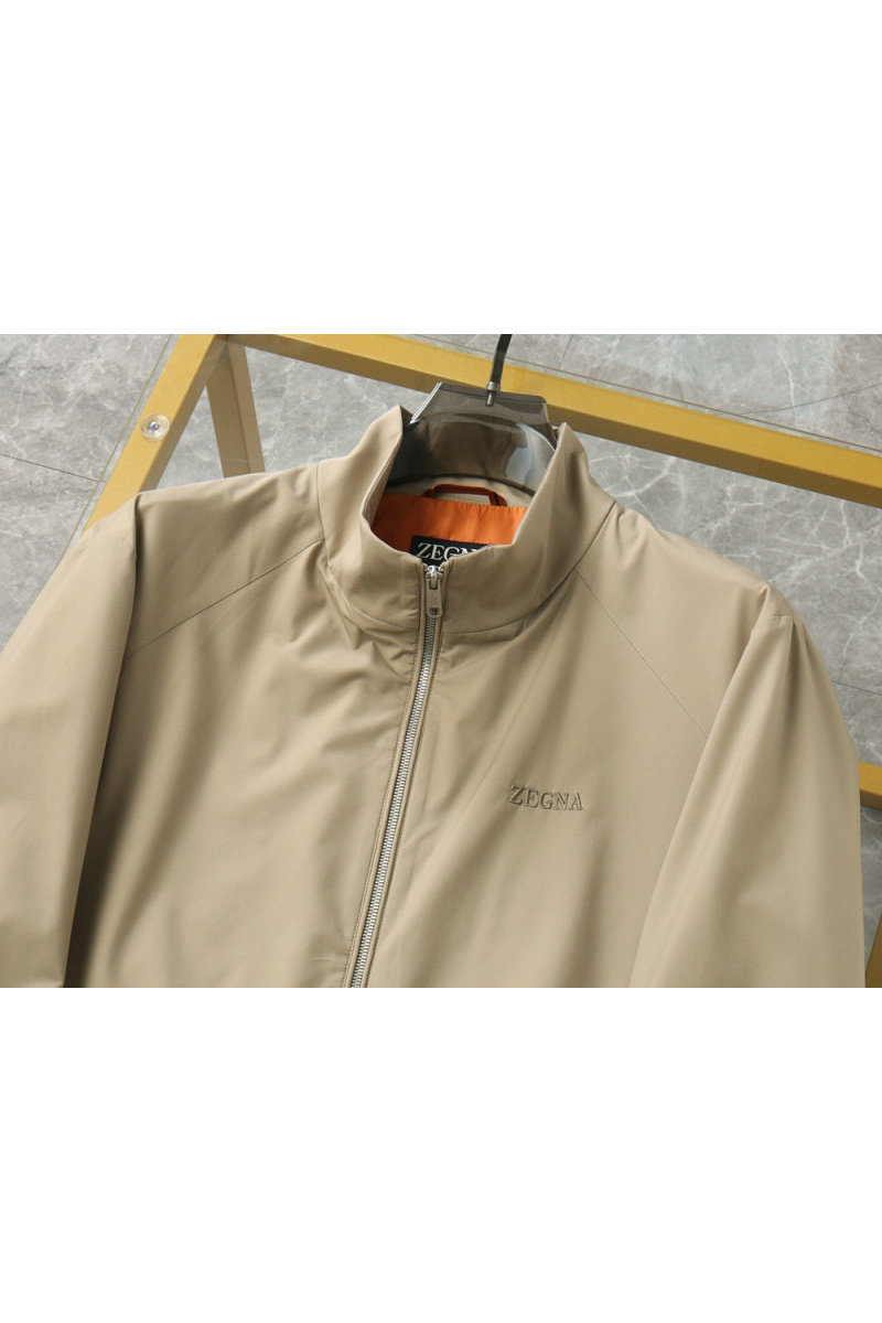 Zegna Мужская бежевая ветровка 