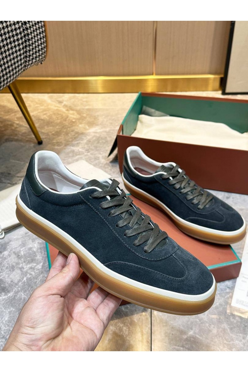 Loro Piana Мужские замшевые кроссовки Tennis Walk