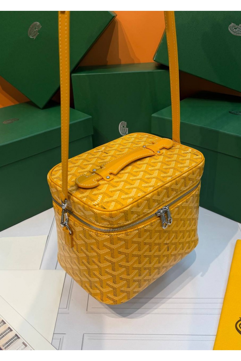 Designer Clothing Кожаная сумка Goyard Muse Vanity Case ​premium 20x16x14 см