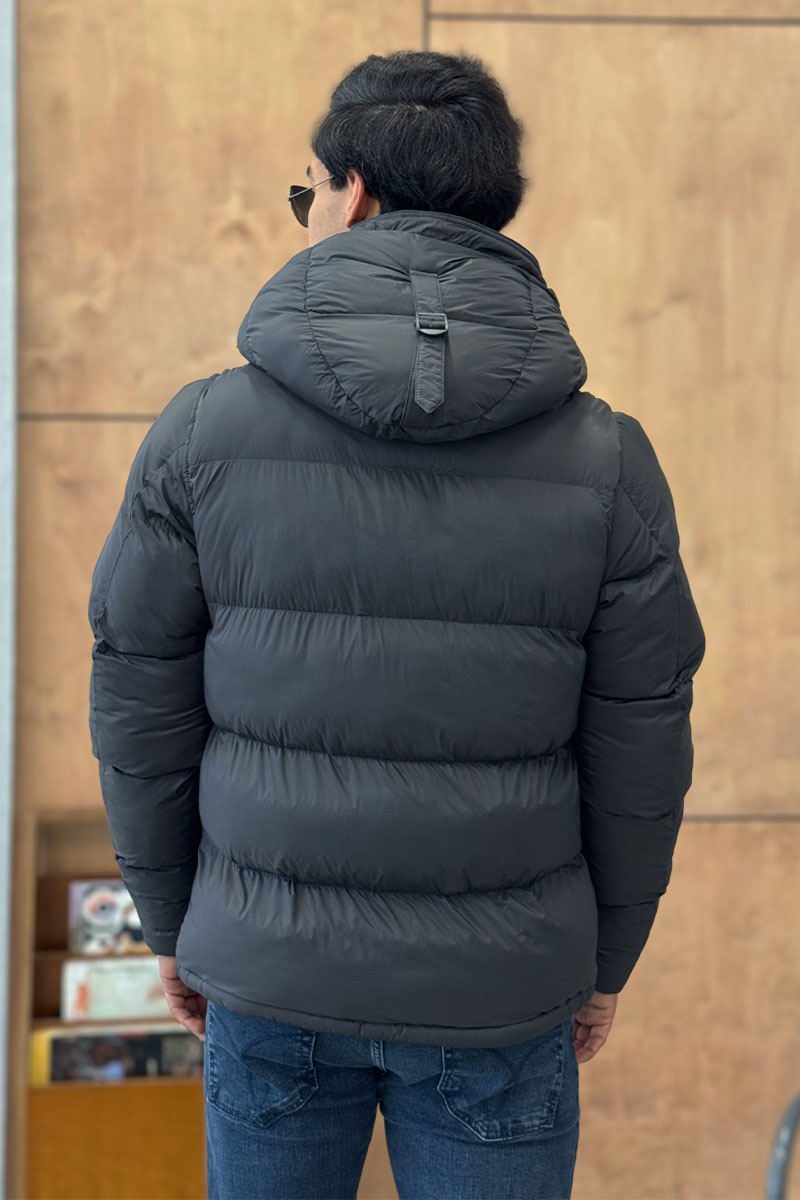 Burberry Серая куртка со съёмными рукавами Lockwell logo-patch