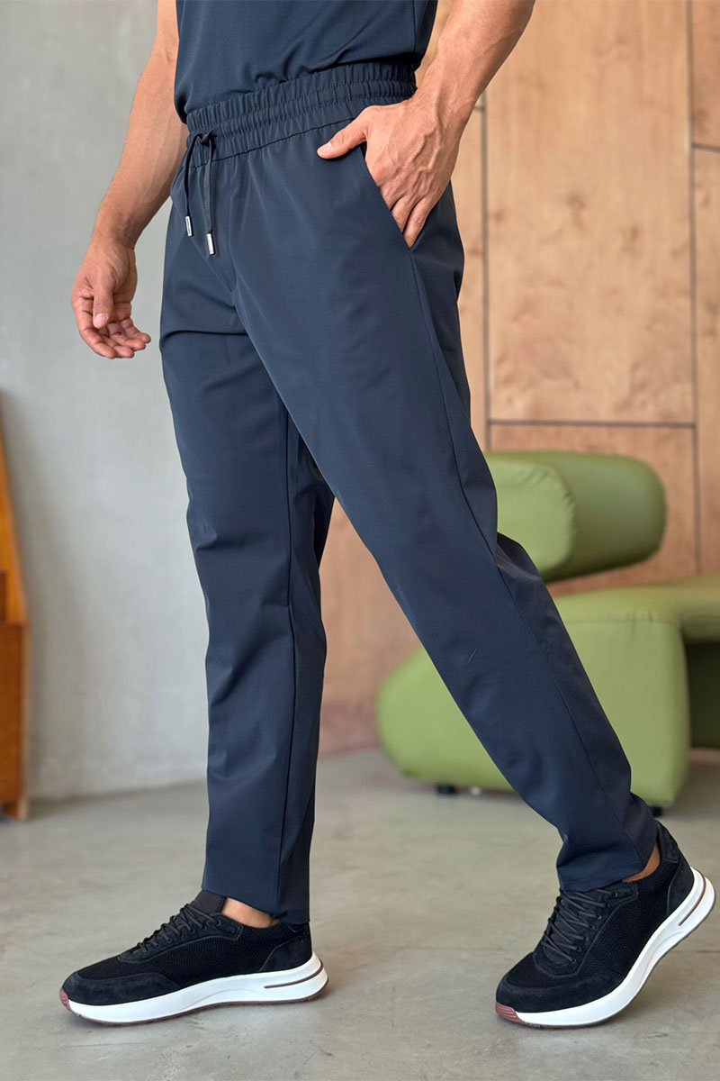 Prada Мужские штаны тёмно-синего цвета