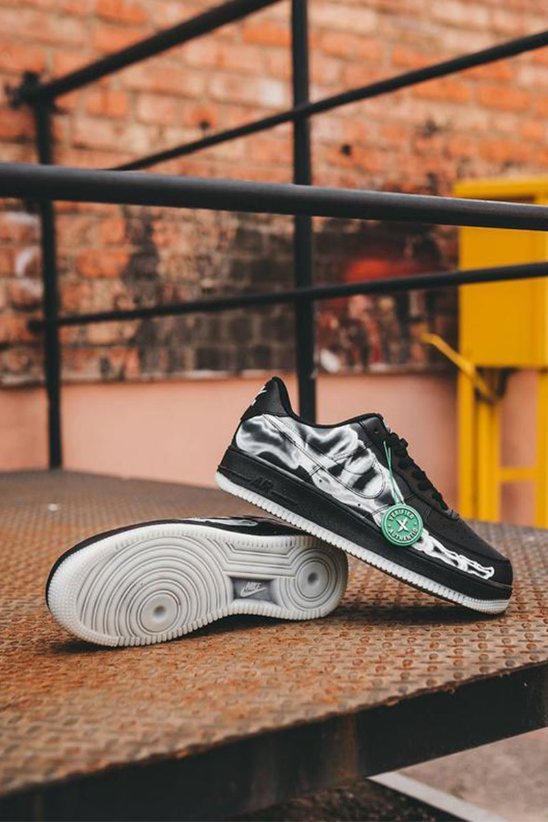 Nike Кроссовки AF1 Low "Skeleton" - Black