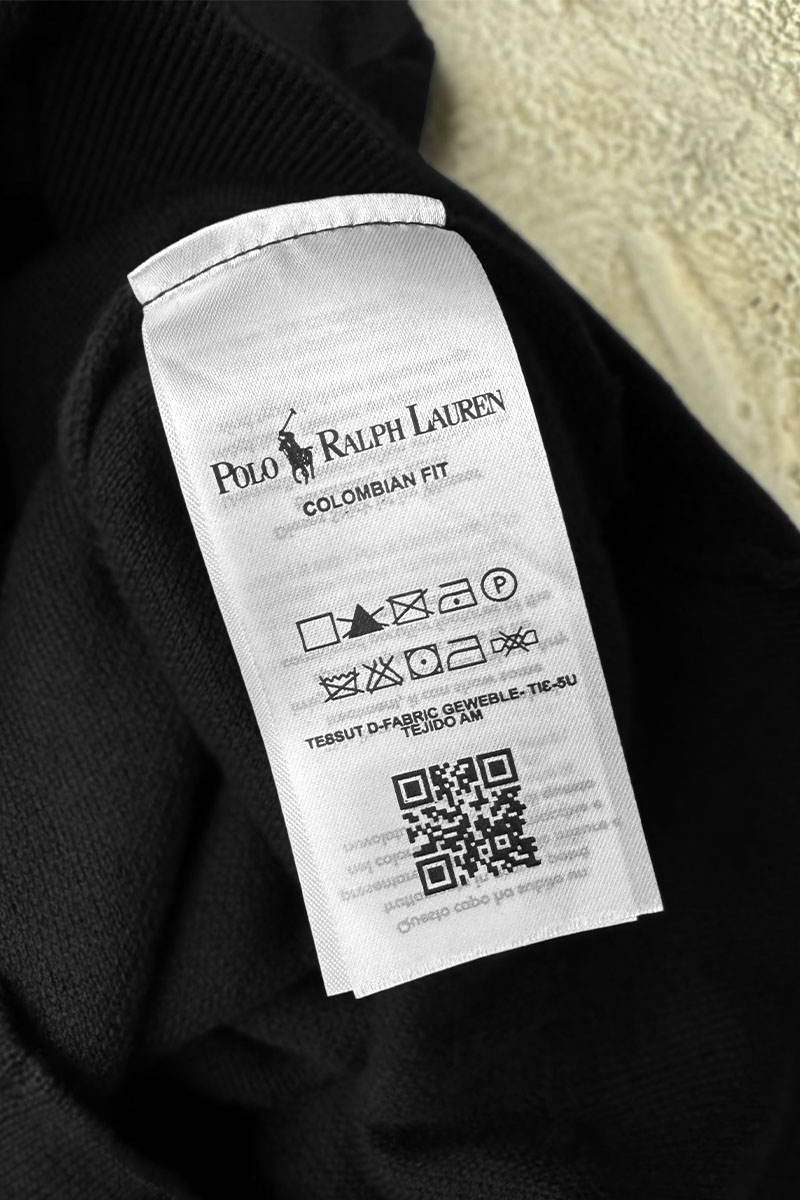 Polo Ralph Lauren Мужская чёрная кофта pony-embroidered 