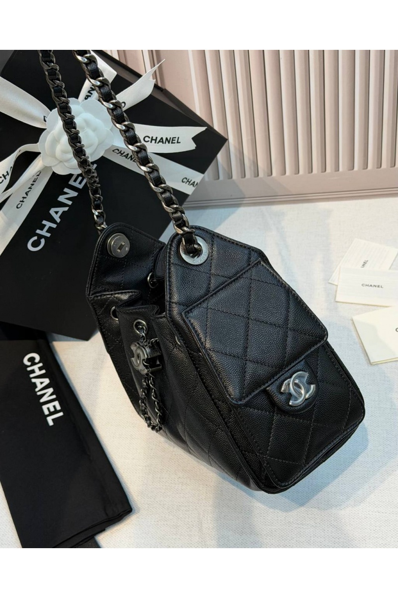 Chаnеl Кожаная сумка 25 Mini premium 20x22x12.5 см