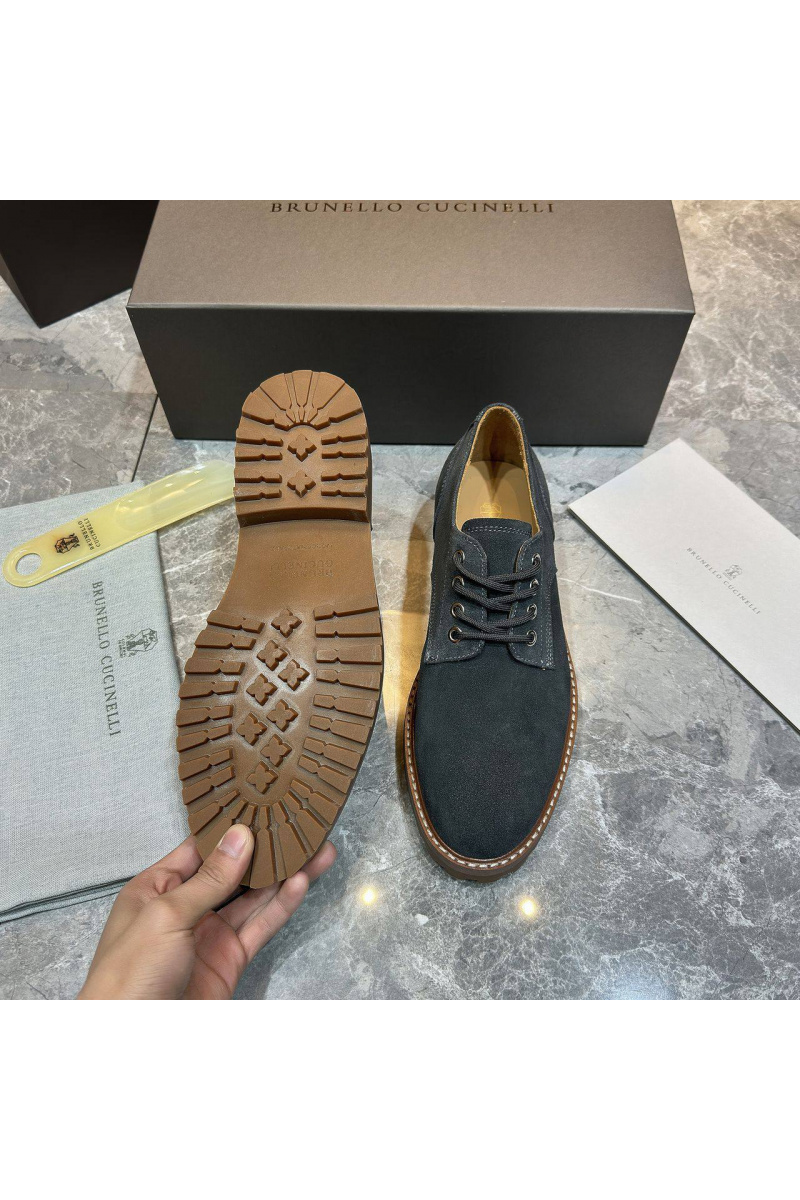 Brunеllо Сuсinеlli Замшевые ботинки серого цвета