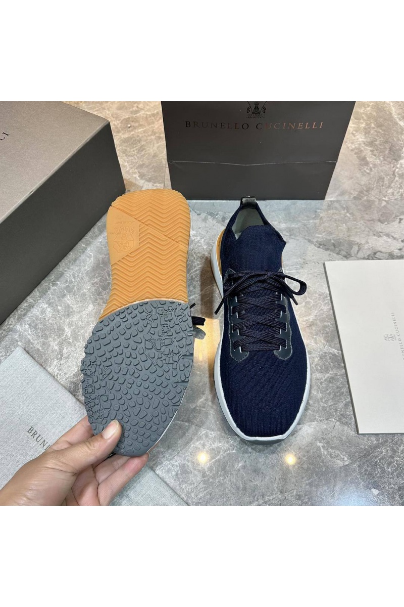 Brunеllо Сuсinеlli Мужские кроссовки knitted - Navy