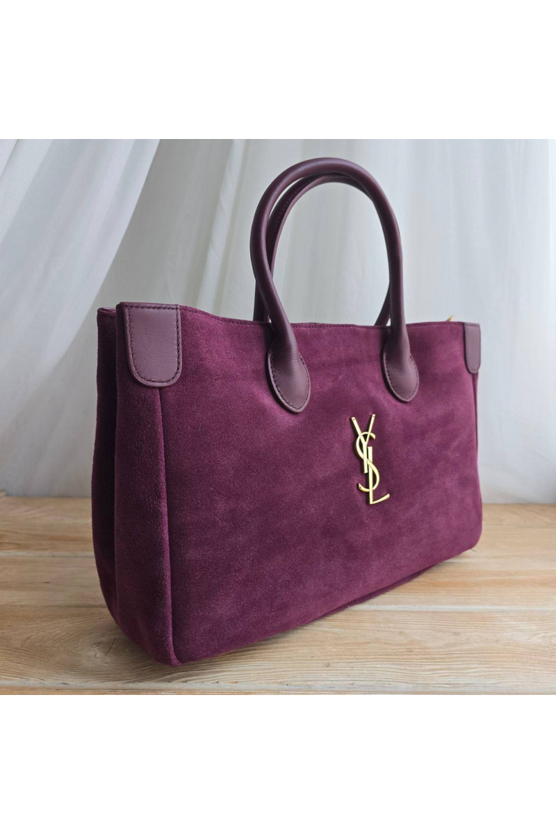 Yves Saint Laurent Замшевая сумка 39x23 см