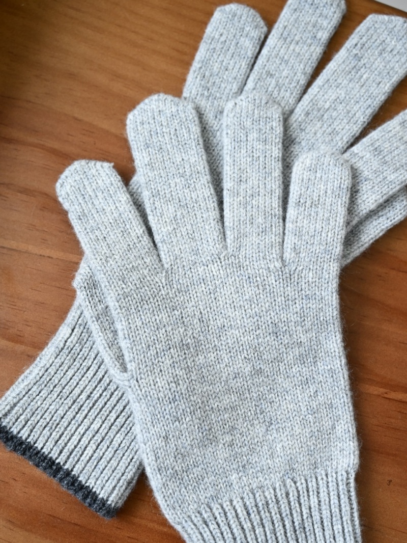 Brunеllо Сuсinеlli Кашемировые перчатки premium - Light Grey