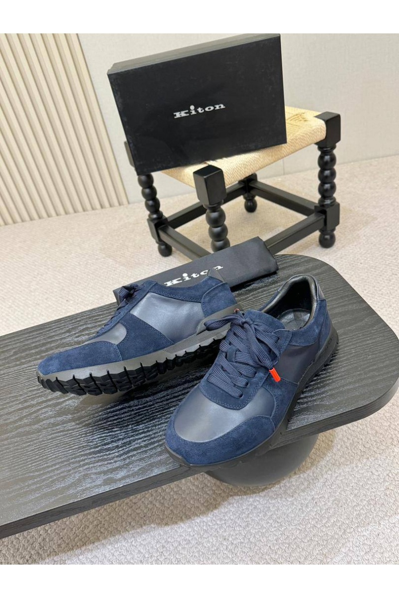 Kiton Мужские комбинированные кроссовки 