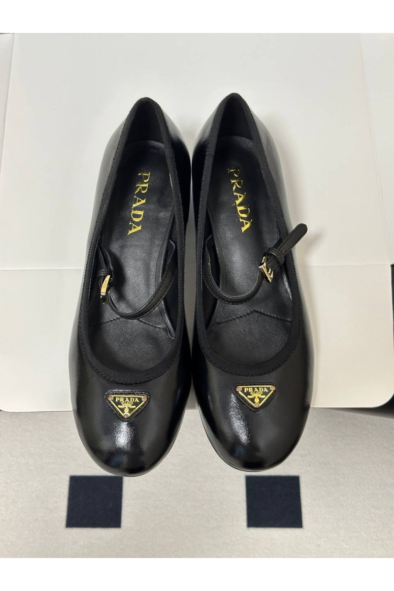 Prada Женские кожаные туфли premium