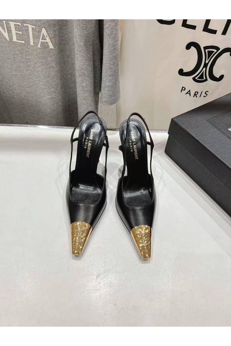Yves Saint Laurent Женские кожаные туфли premium