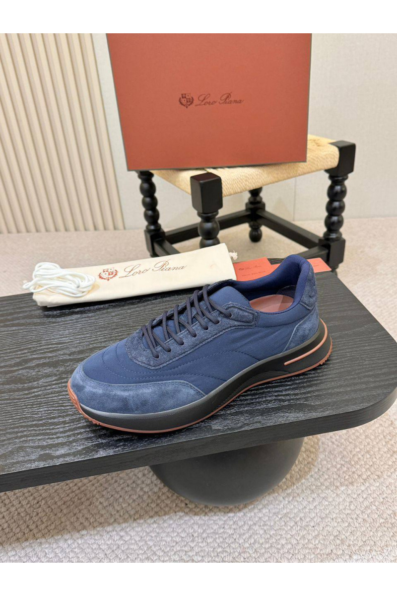 Loro Piana Мужские кроссовки Week End Walk - Navy