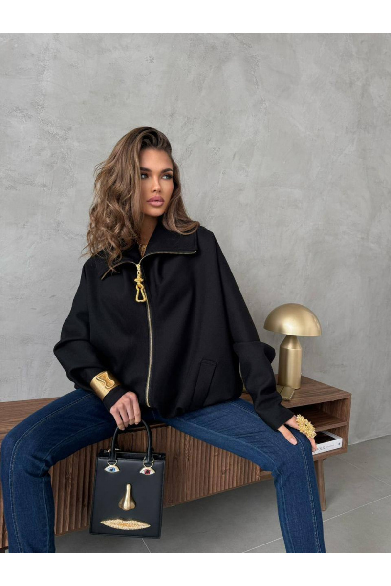 Schiaparelli Женская куртка чёрного цвета premium