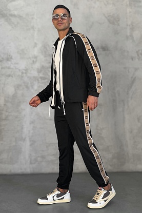 Мужской костюм Technical taped logo - Black