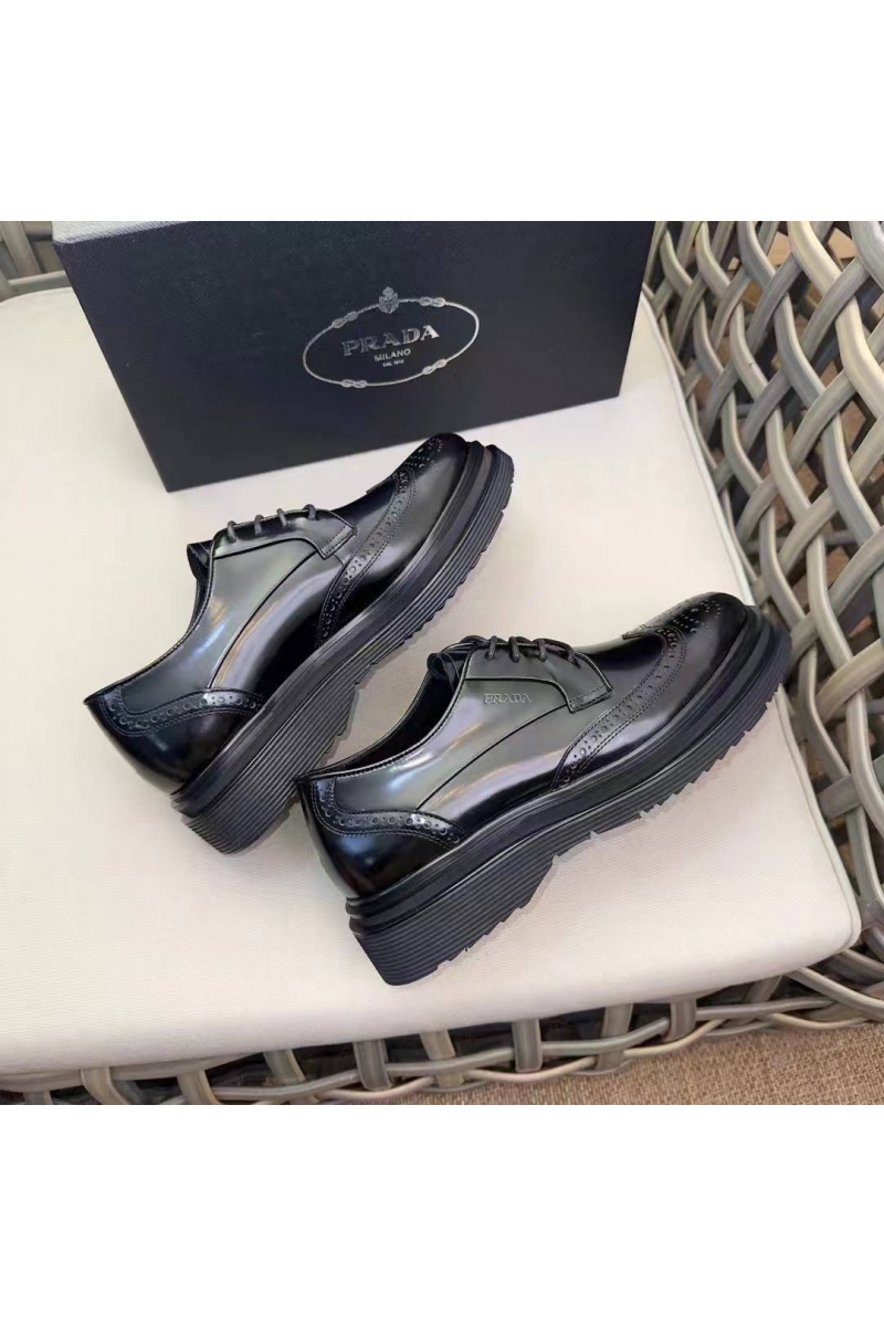 Prada Лакированные ботинки premium - Black
