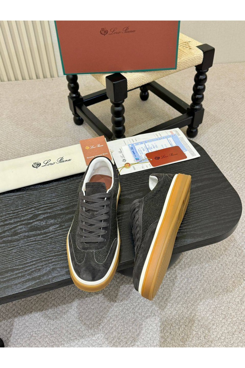 Loro Piana Мужские кроссовки Tennis Walk - Grey