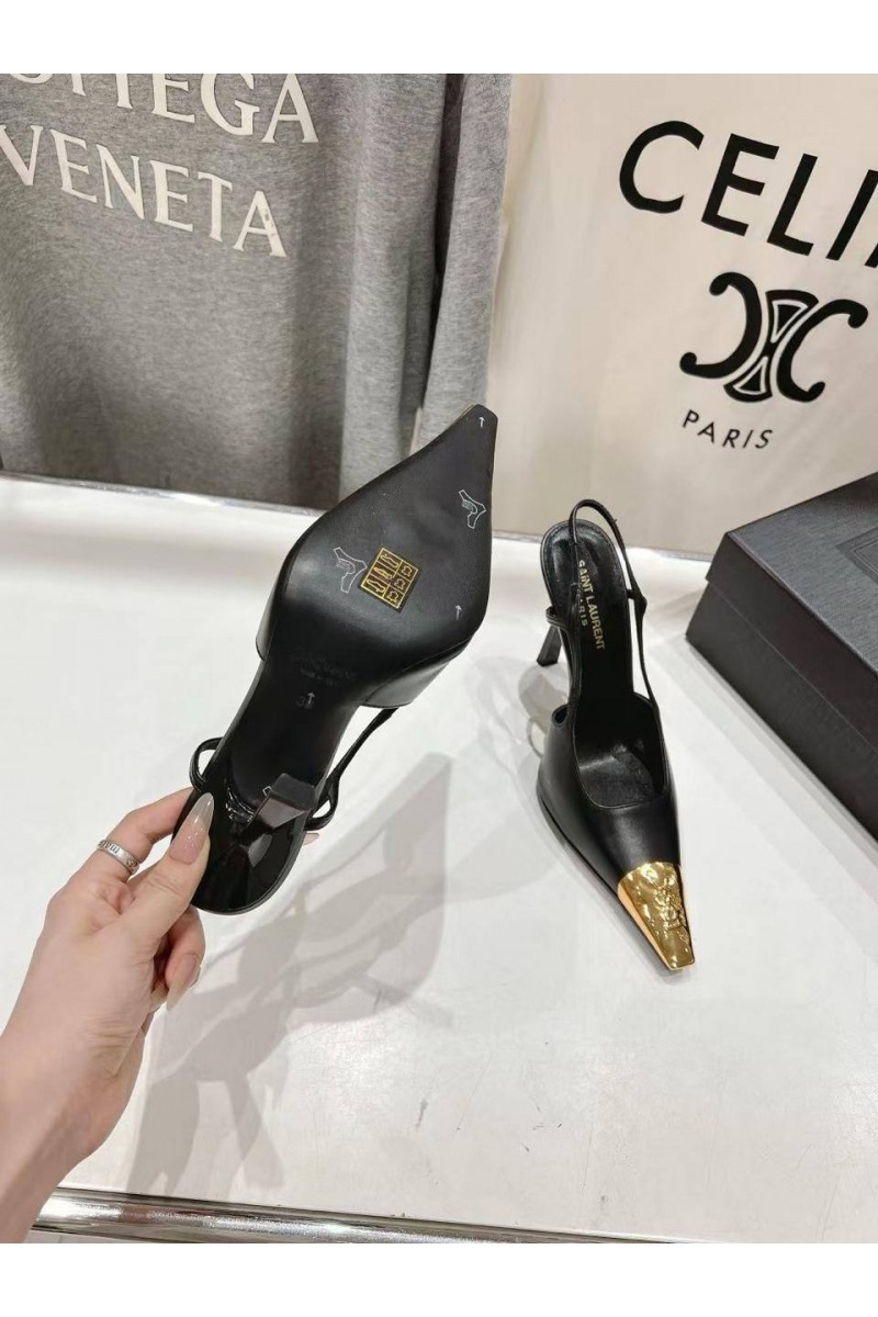 Yves Saint Laurent Женские кожаные туфли premium