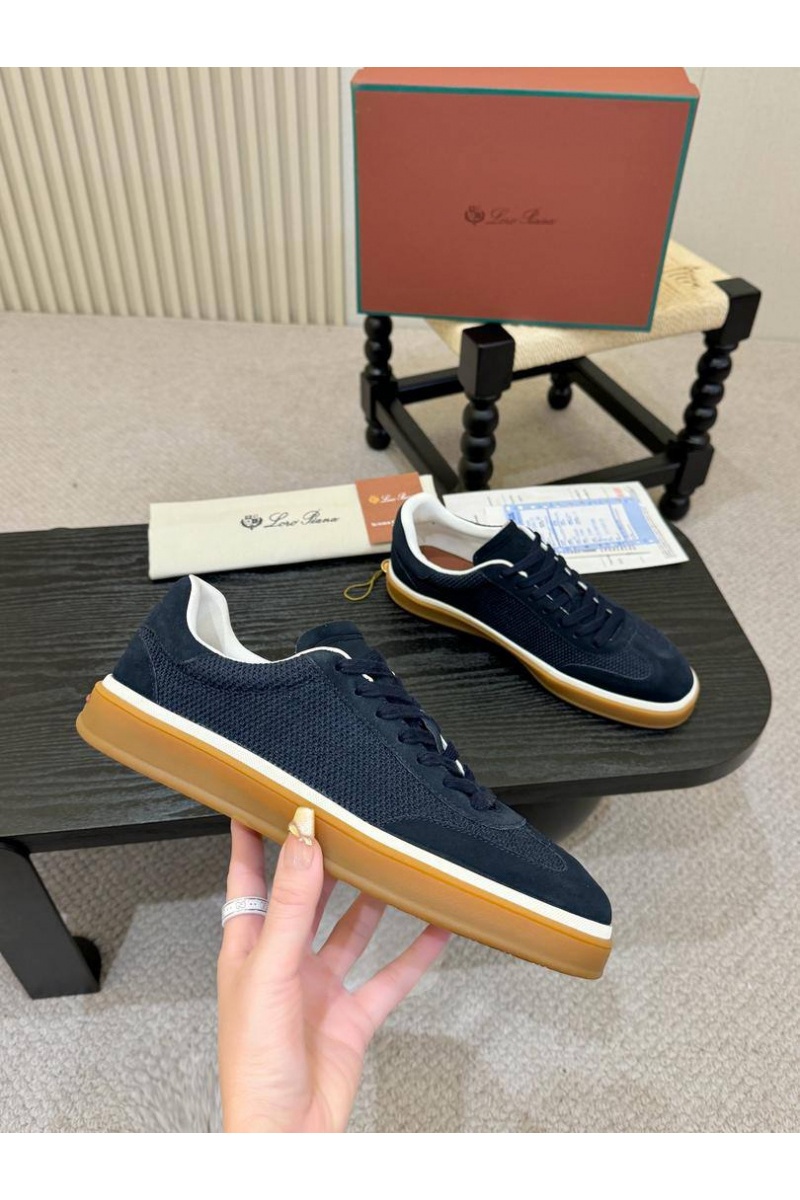 Loro Piana Мужские кроссовки Tennis Walk - Navy