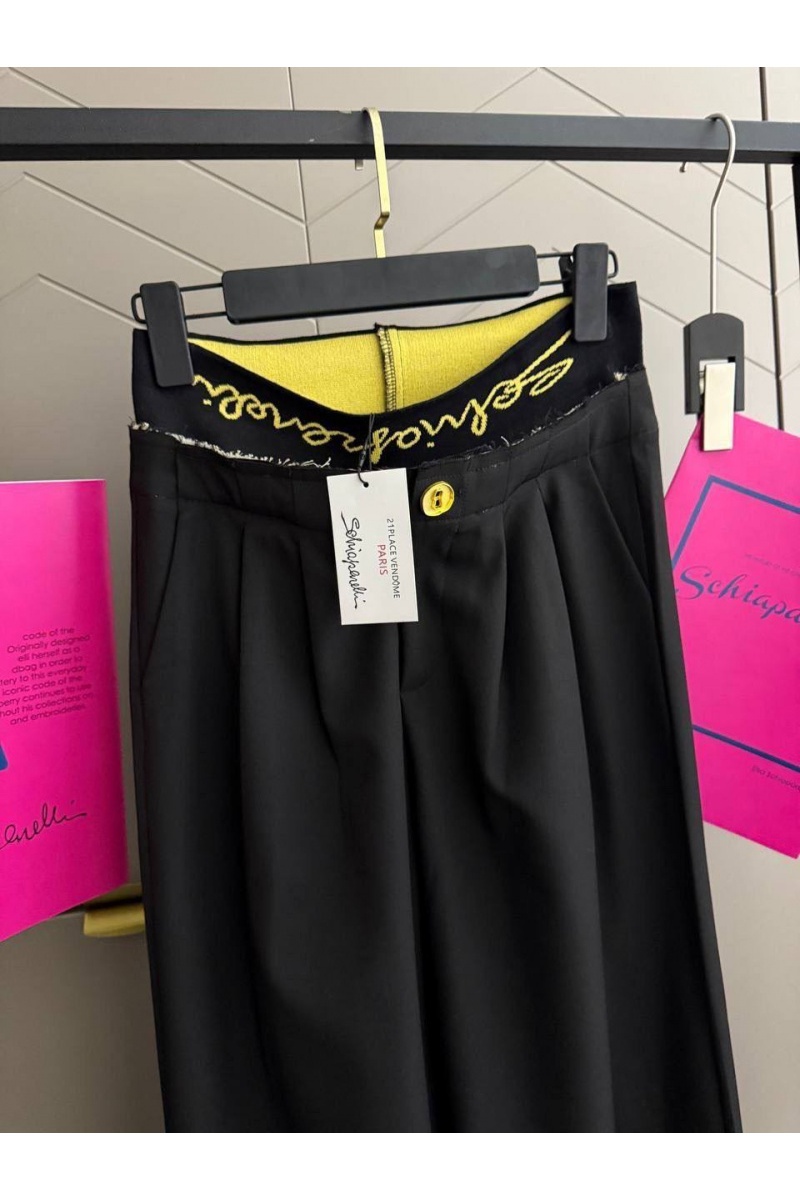 Schiaparelli Женские чёрные брюки premium