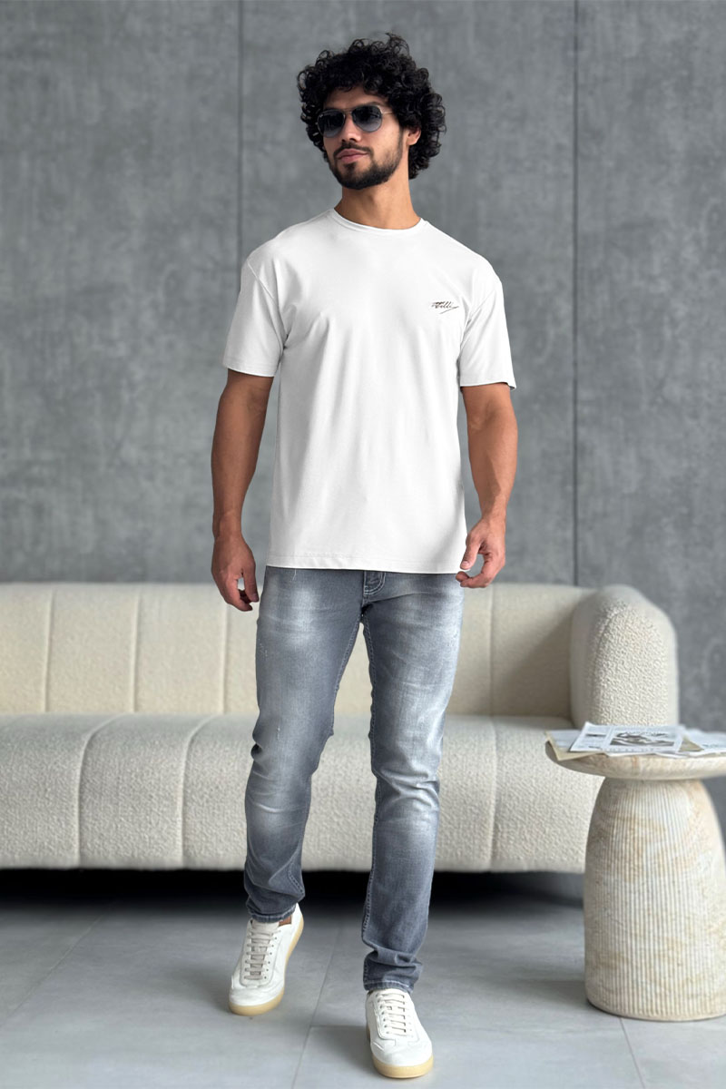 Zilli Мужская белая футболка 