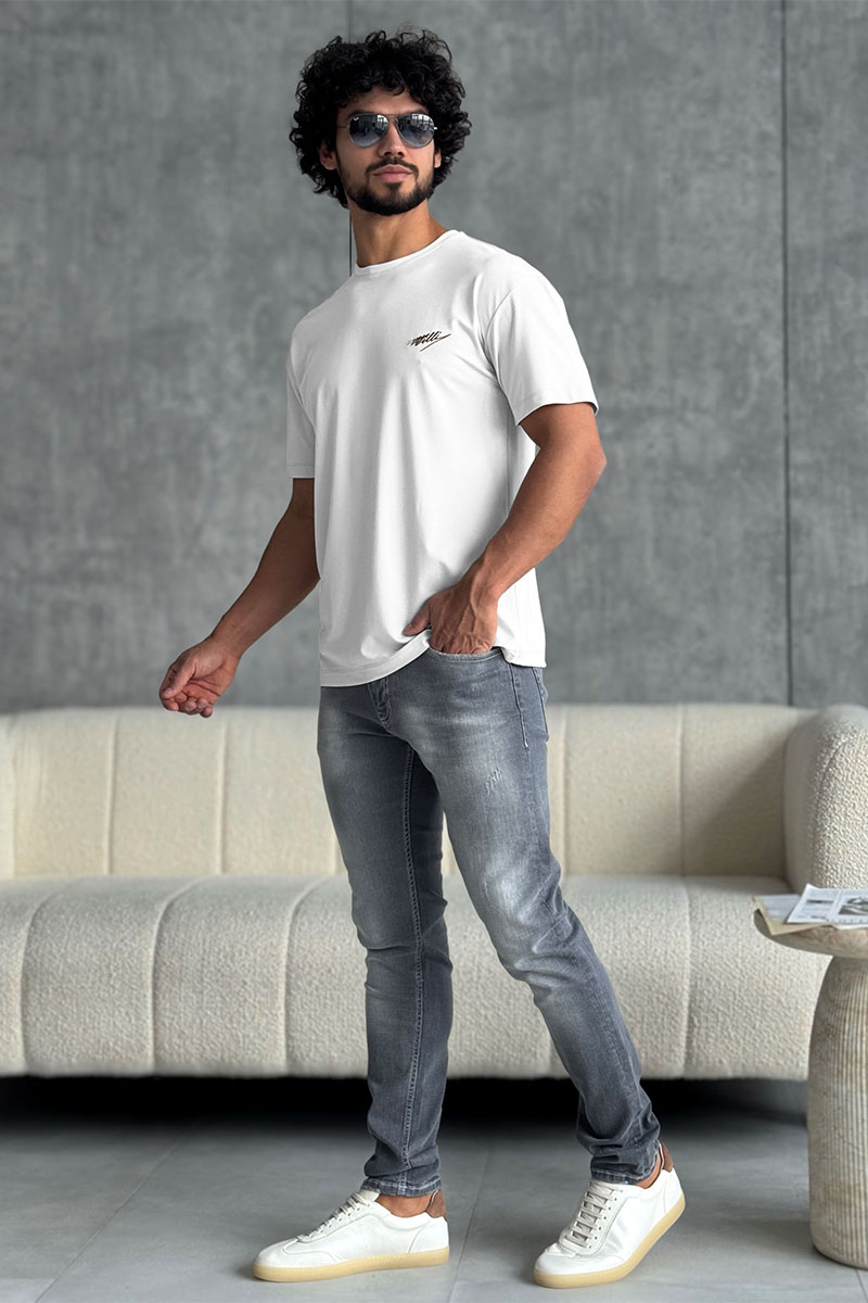 Zilli Мужская белая футболка 