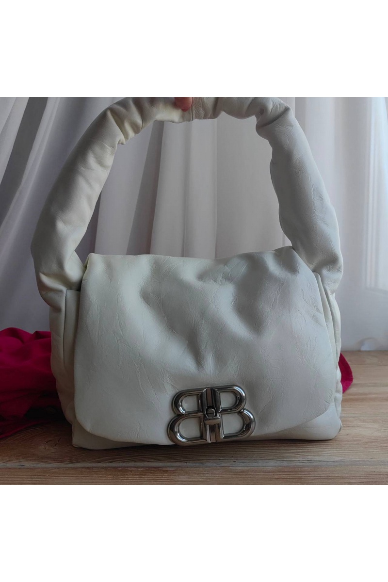 Balenciaga Женская сумка Monaco 25x20 см - White