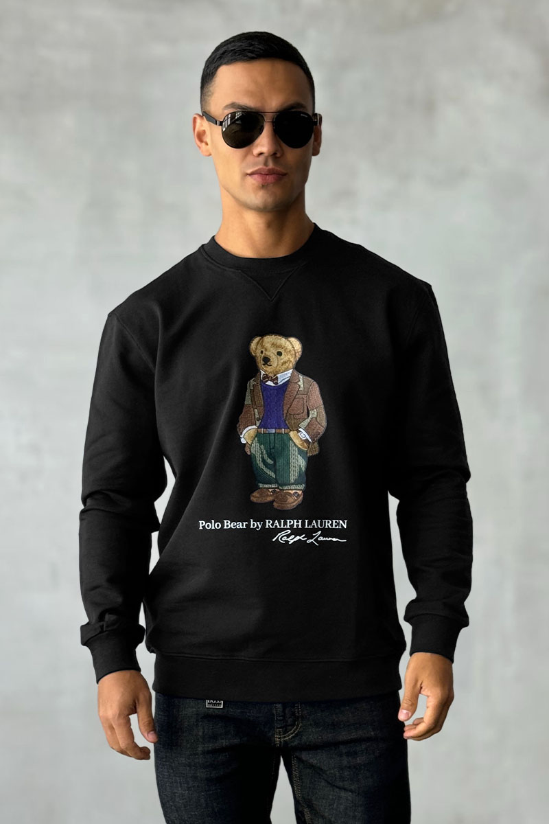 Polo Ralph Lauren Чёрный свитшот "Bear" 