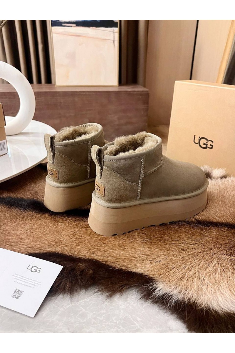 UGG Женские ботинки Classic Ultra Mini Platform - Brown