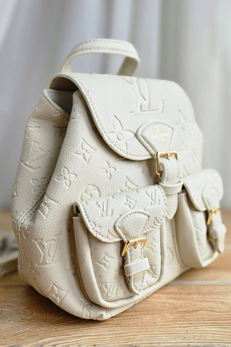 Lоuis Vuittоn Кожаный рюкзак Monogram Empreinte 22x22 - Beige