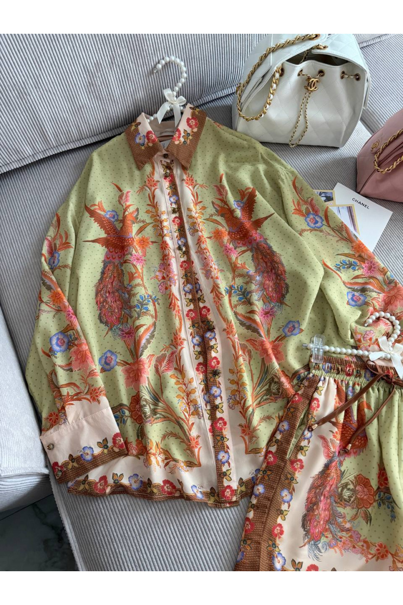 Zimmermann Женский льняной костюм premium