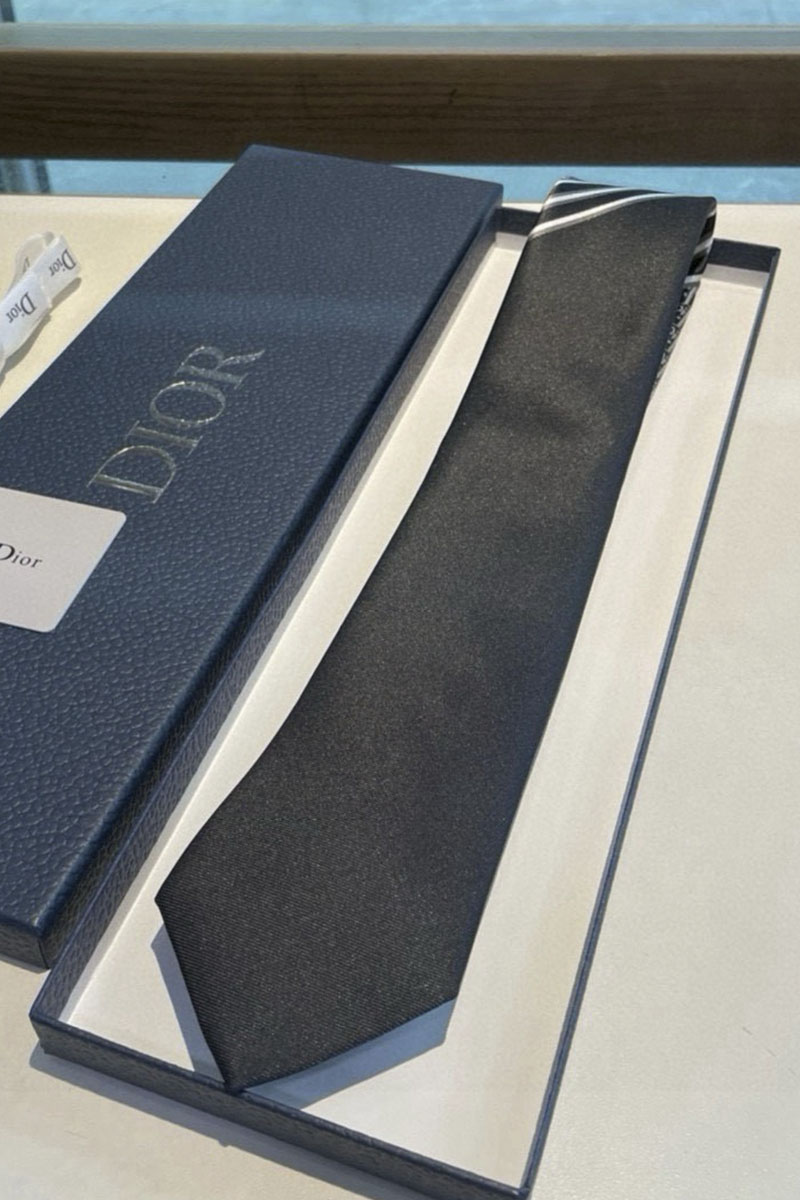 Dior Галстук Oblique premium - Black