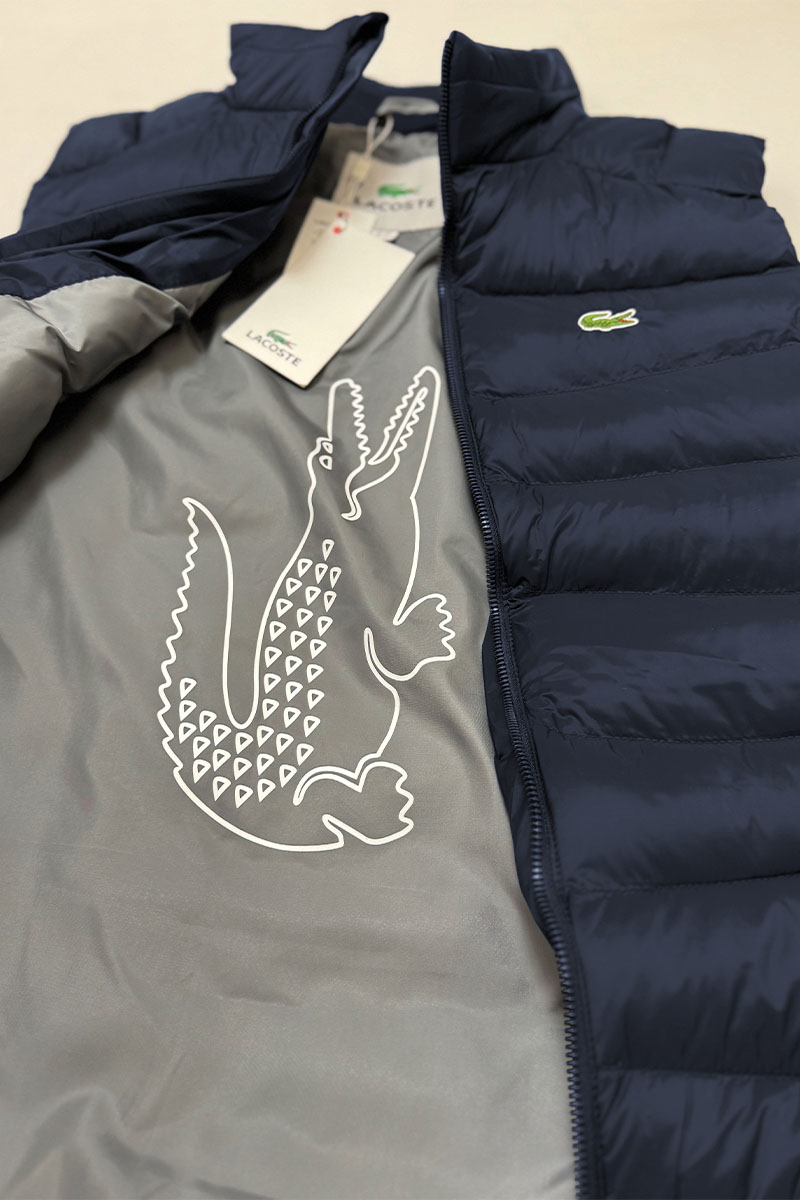 Lacoste Мужской жилет тёмно-синего цвета 