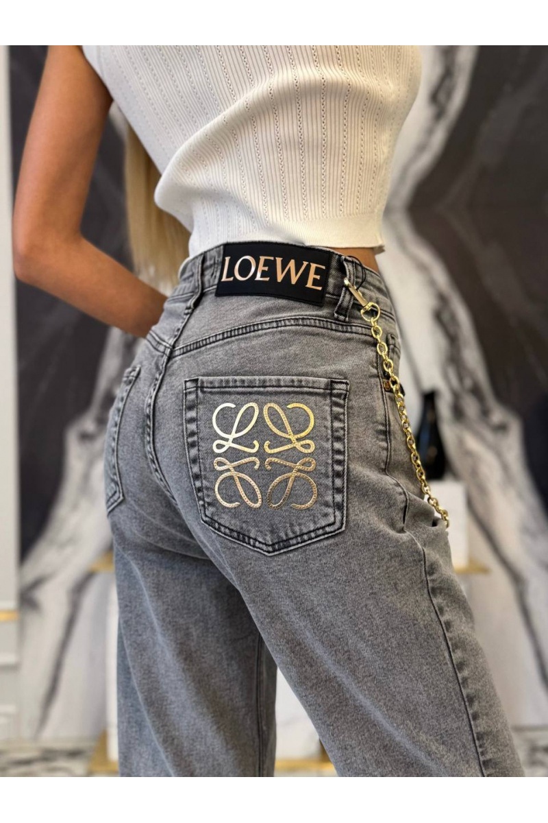 Loewe Женские джинсы Loewe Slouchy - Blue