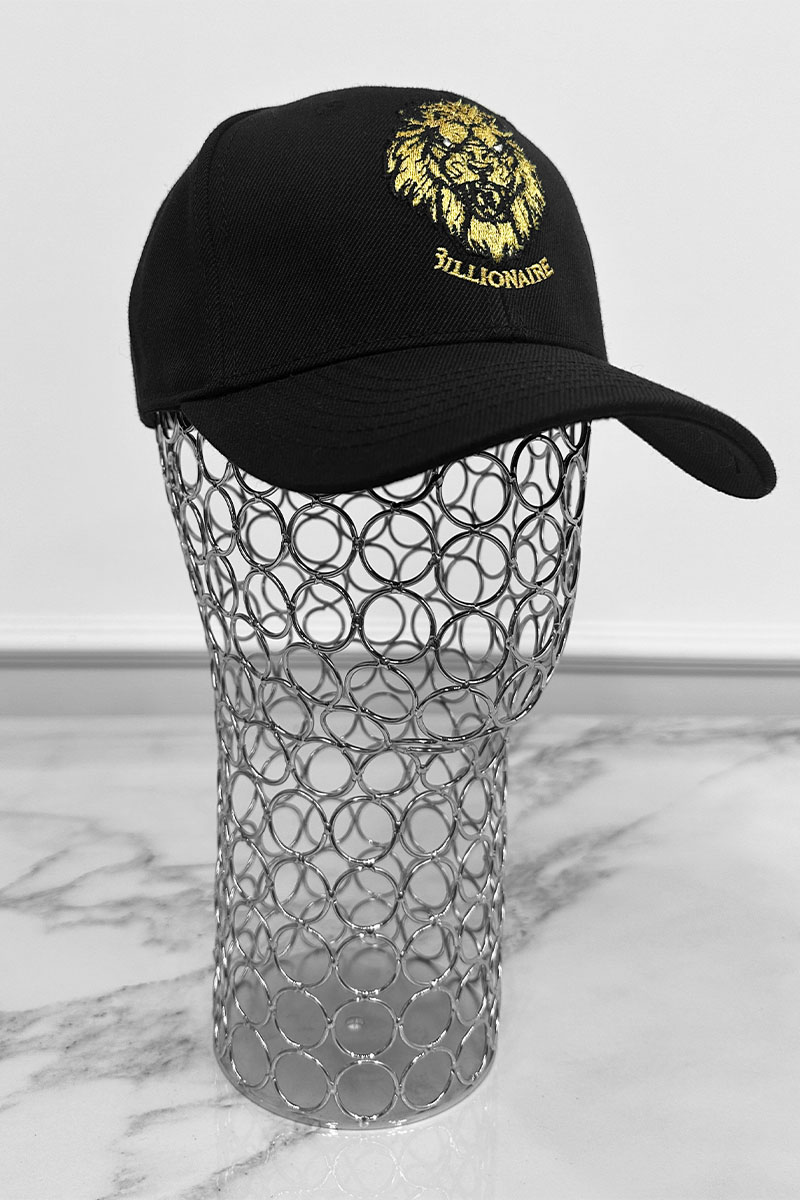 Billionaire Мужская чёрная бейсболка 