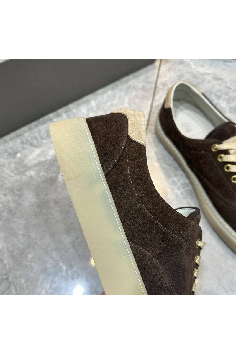 Brunеllо Сuсinеlli Замшевые кеды Sail low-top - Brown