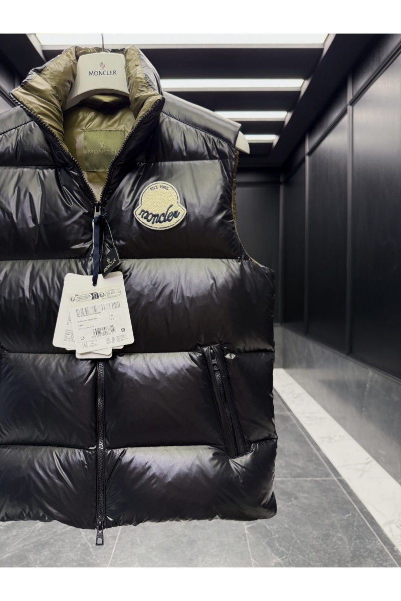 Moncler Мужской чёрный жилет Lipsi