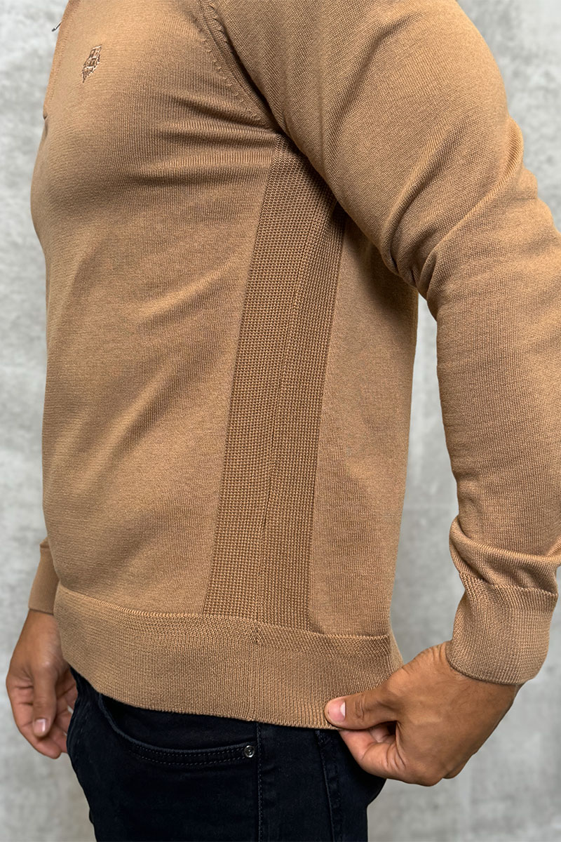 Loro Piana Мужская кофта zip neck - Brown