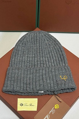 Шапка premium logo-embroidered - Grey