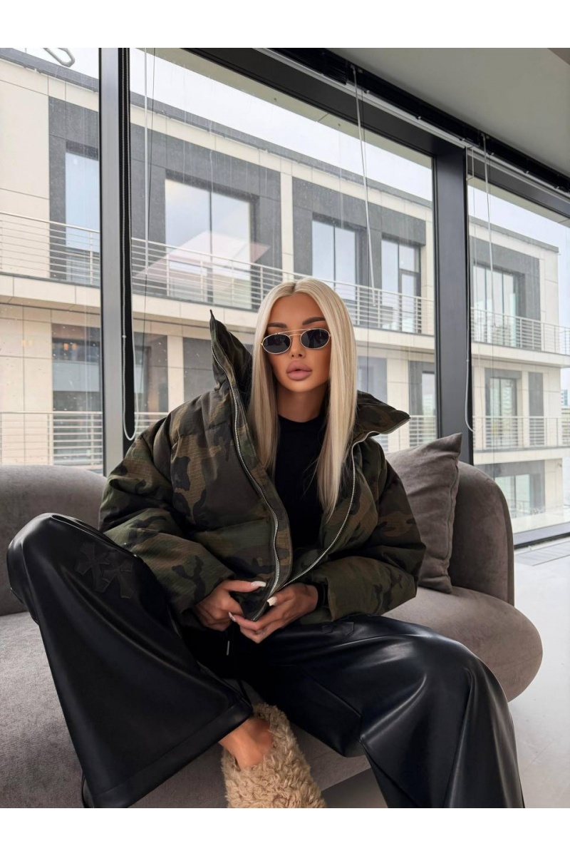 Chrome Hearts Женская пуховая куртка Military