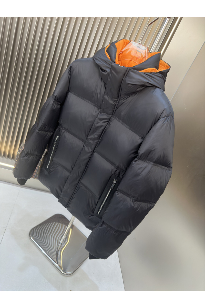 Zegna Мужской пуховик чёрного цвета