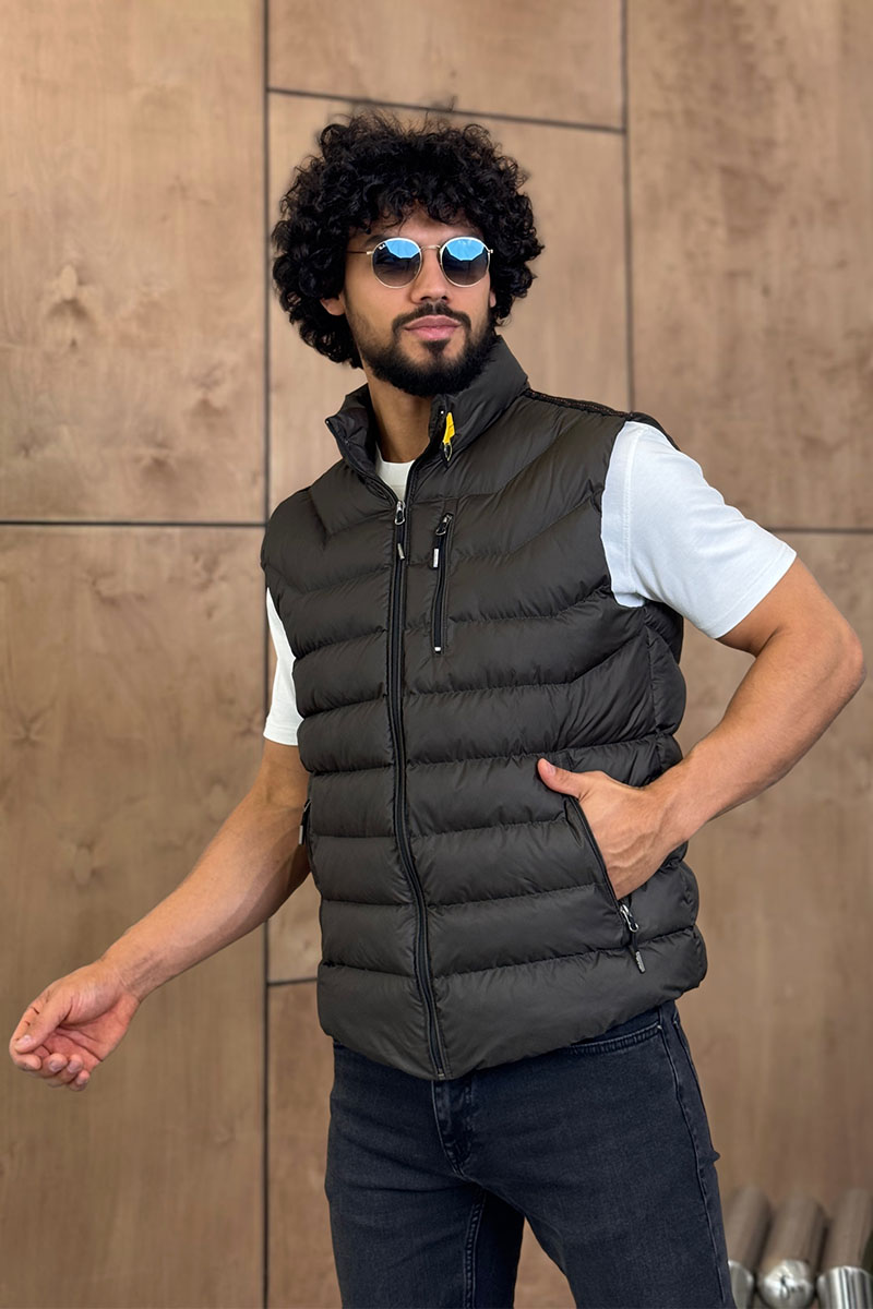 Designer Clothing Жилет цвета хаки Parajumpers