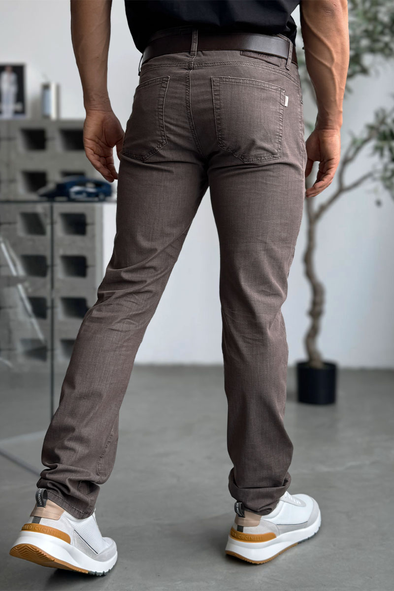  Мужские джинсы regular fit - Brown