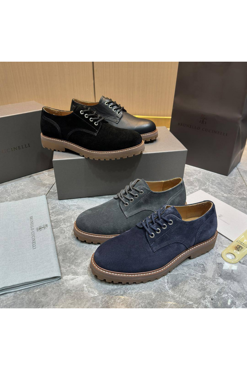 Brunеllо Сuсinеlli Кожаные ботинки чёрного цвета