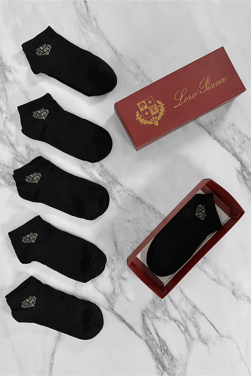 Loro Piana Комплект носков beige logo