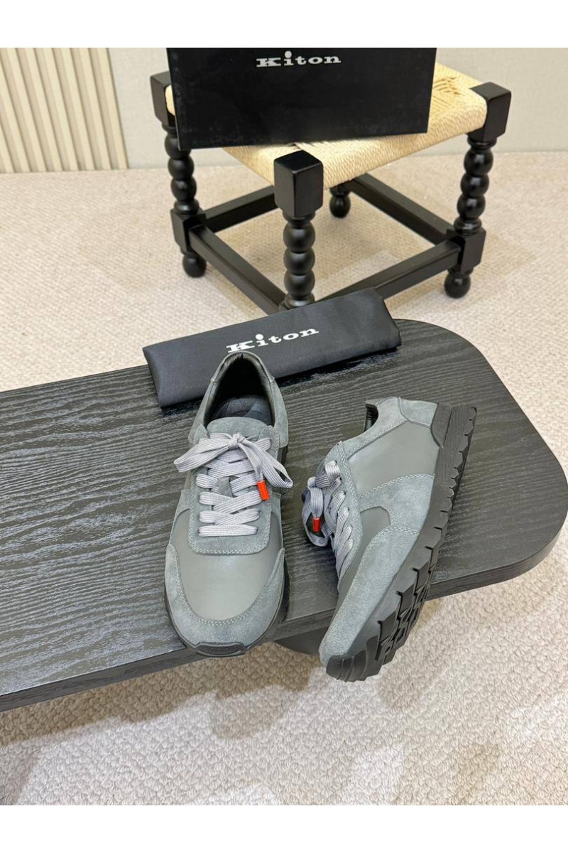 Kiton Мужские комбинированные кроссовки 