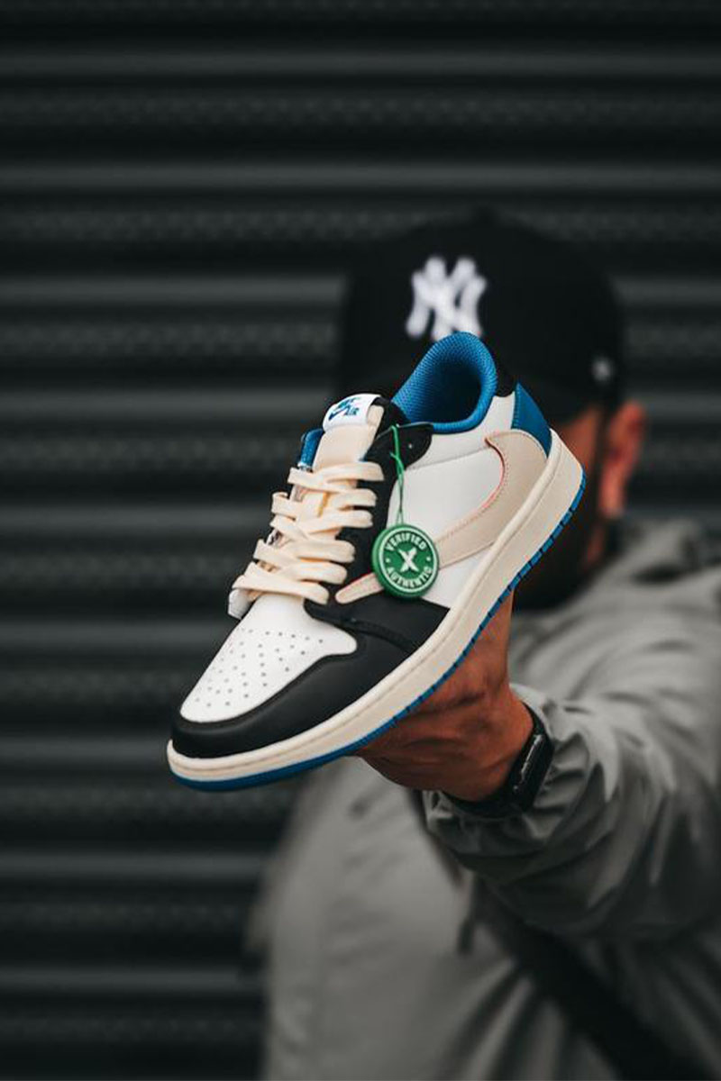 Nike Кроссовки Travis Scott x Fragment x AJ1 Low