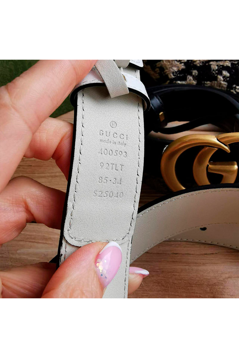 Gucci Брендовый ремень GG Marmont (длина 80 / 85 см)