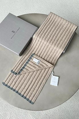 Кашемировый шарф Premium - Beige