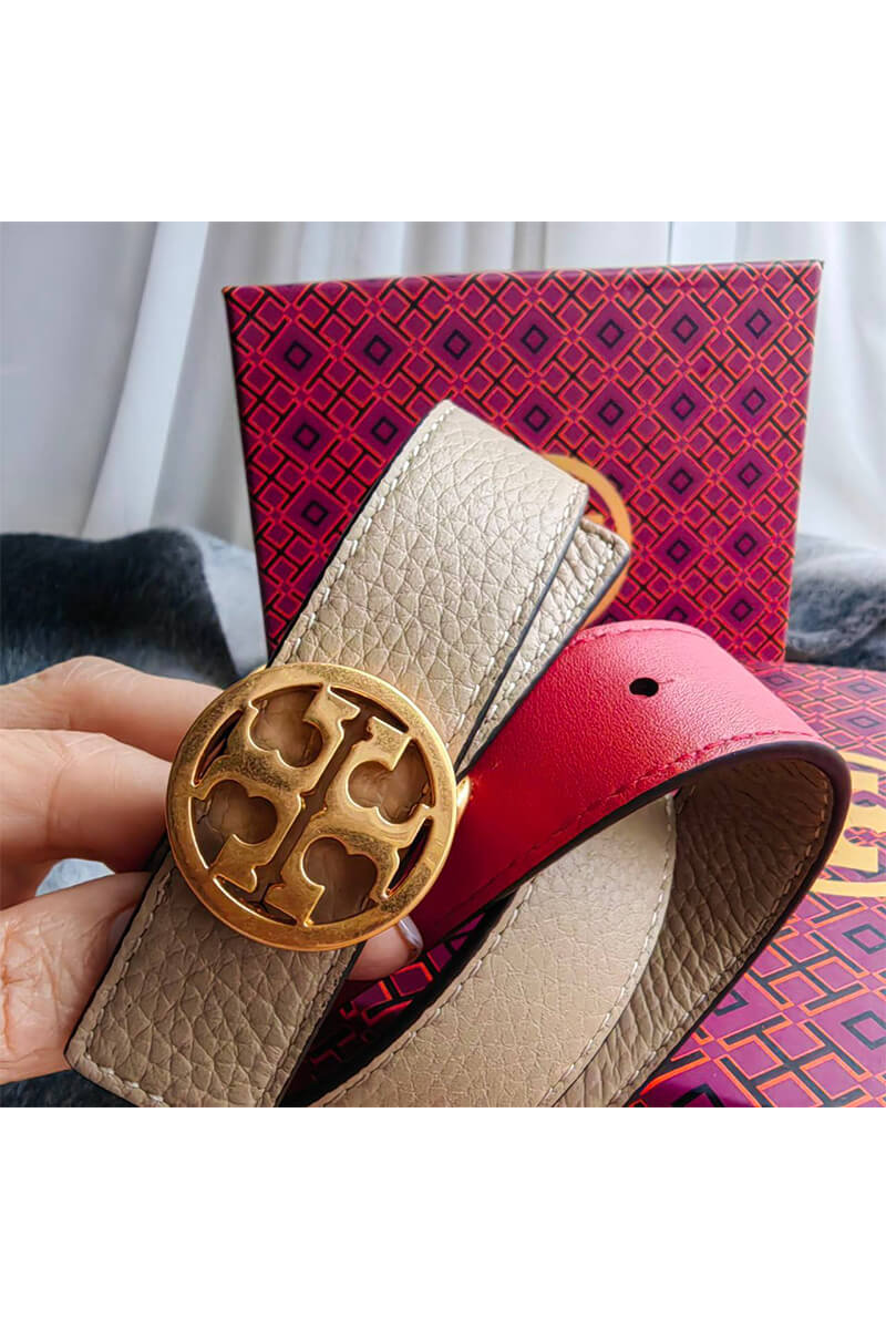 Designer Clothing Двусторонний кожаный ремень Tory Burch - длина 80 / 85 см (2 расцветки)